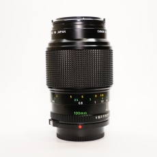 Used Canon FD 100mm f4 Macro lens