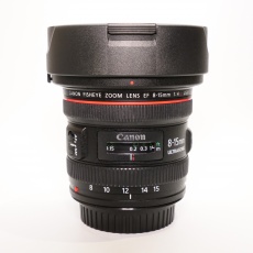 Used Canon EF 8-15mm F4L Fisheye USM lens