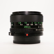 Used Canon FD 28mm f2.8 lens