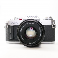Used Canon AV1 35mm SLR with 50mm lens