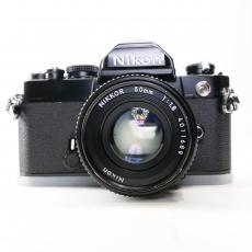 Used Nikon FM 35mm SLR with 50mm lens