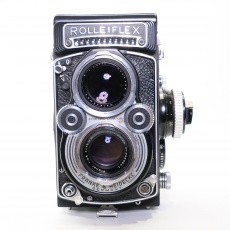 Used Rolleiflex 3.5F TLR 120 roll film camera Used Rolleiflex 3.5F TLR 120 roll film camera