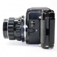 Used Pentax 6x7 camera with waist level finder and 105mm lens Used Pentax 6x7 camera with waist level finder and 105mm lens