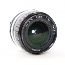 Used Nikon Nikkor 28mm f3.5 AI lens Used Nikon Nikkor 28mm f3.5 AI lens