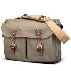Billingham Icon Shoulder Bag, Sage Fibrenyte-Chocolate Trim