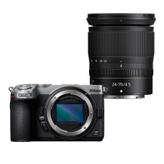 Nikon Z 5IIC Mirrorless Camera with 24-70mm f4 Lens, Silver Nikon Z 5IIC Mirrorless Camera with 24-70mm f4 Lens, Silver