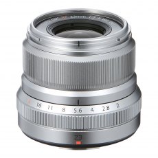 Fujifilm XF 23mm f2 R WR lens, silver