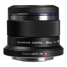 Olympus M.ZUIKO DIGITAL 45mm f1.8 lens, black Olympus M.ZUIKO DIGITAL 45mm f1.8 lens, black