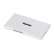 Hama USB 3.0 Multi-Card Reader, SD/microSD/CF/MS, white Hama USB 3.0 Multi-Card Reader, SD/microSD/CF/MS, white