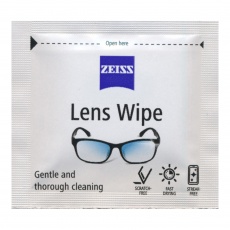Zeiss lens wipes, single Zeiss lens wipes, single