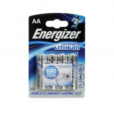 Energizer Ultimate lithium batteries AA, pack of four
