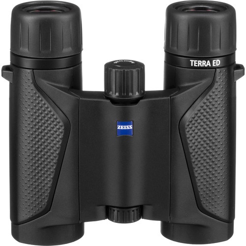 Zeiss Terra ED 10x25 T* Pocket Binoculars, Black/Black