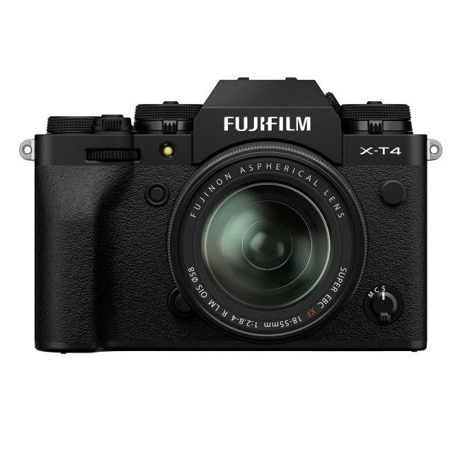 Fujifilm X-T4 Mirrorless Camera, Black with 18-55mm Lens