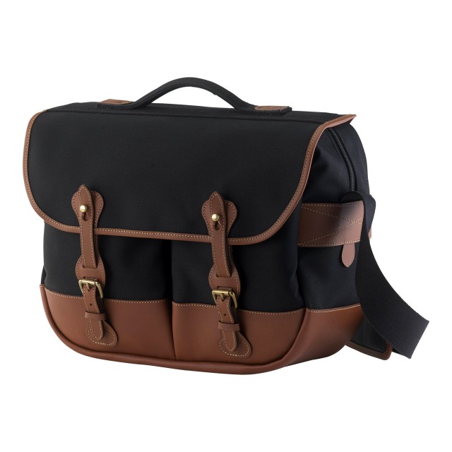 Billingham Billingham Eventer Camera Bag, Black Canvas/Tan Leather