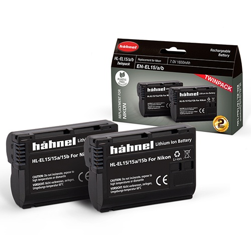 Hahnel HL-EL15 Twin Battery Pack for Nikon