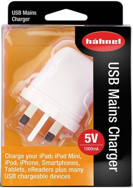 Hahnel Hahnel UK Mains USB Power Charger