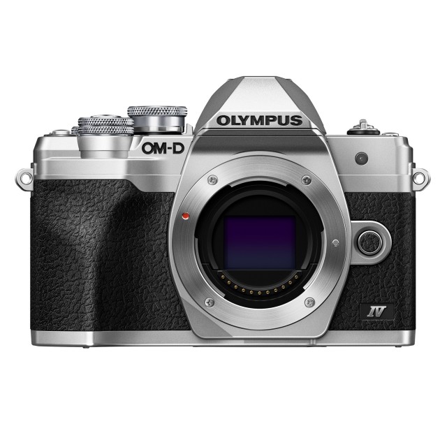 Olympus OM-D E-M10 Mark IV Mirrorless Camera Body, Silver