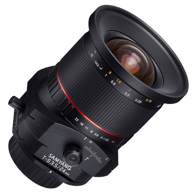 Samyang 24mm f3.5 Tilt and Shift lens for Sony FE