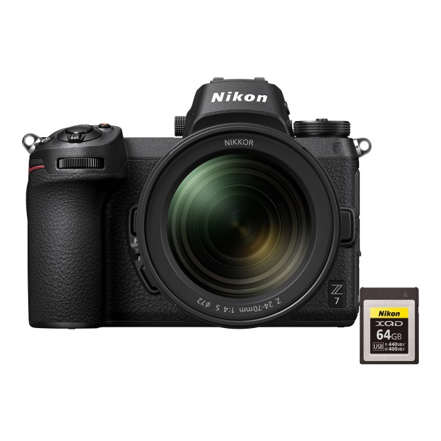 Nikon Nikon Z 7 + 24-70mm f4 + 64gb XQD