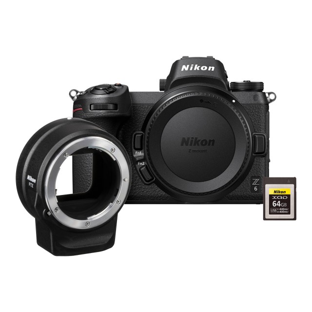 Nikon Nikon Z 6 + FTZ Adapter + 64gb XQD