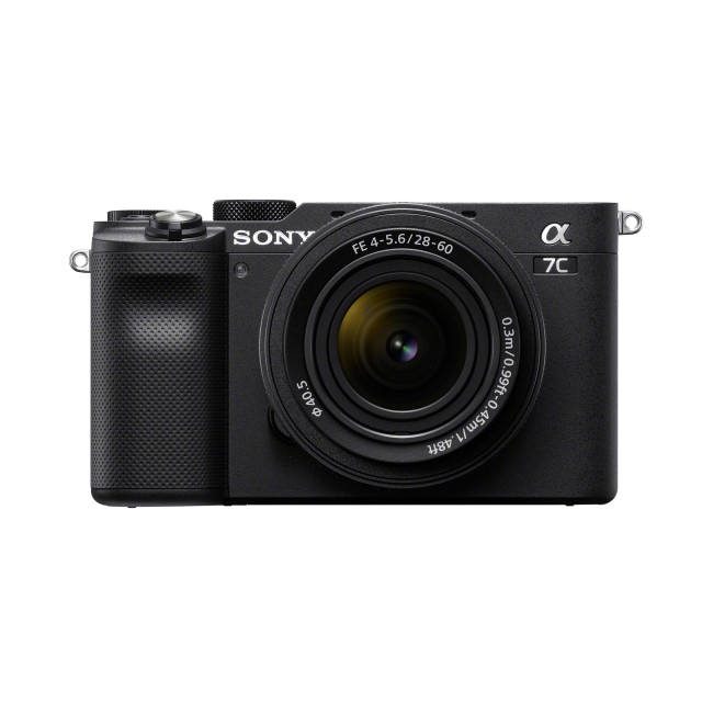 Sony Alpha 7C Mirrorless Camera Body, Black with 28-60mm Lens