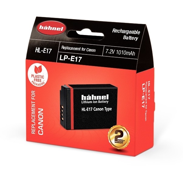 Hahnel HL-E17, 7.2v 1100mAh Lith-ion rechargeable battery for Canon