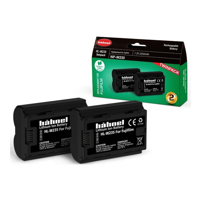 Hahnel Hahnel HL-W235 Twin 7.2v 2250mah Battery Pack for Fujifilm X-T4