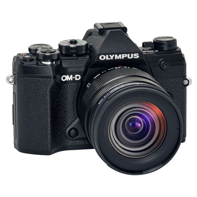 Olympus E-M5 Mark III Mirrorless Camera, Black with 12-45 Pro Lens