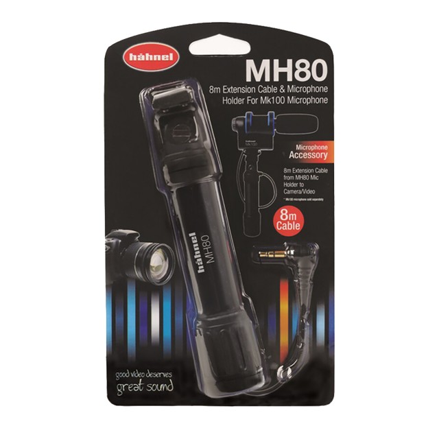 Hahnel MH80 8m extension cable and Mic Holder - Castle Cameras
