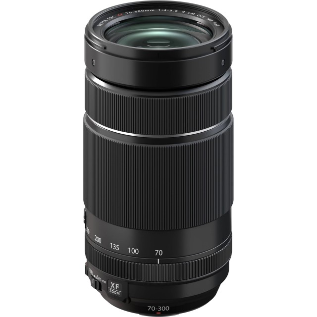FUJIFILM XF70-300mm F4-5.6 保護フィルター付 Fujifilm XF 70-300mm f4-5.6 R LM OIS WR lens, Black - Castle Cameras
