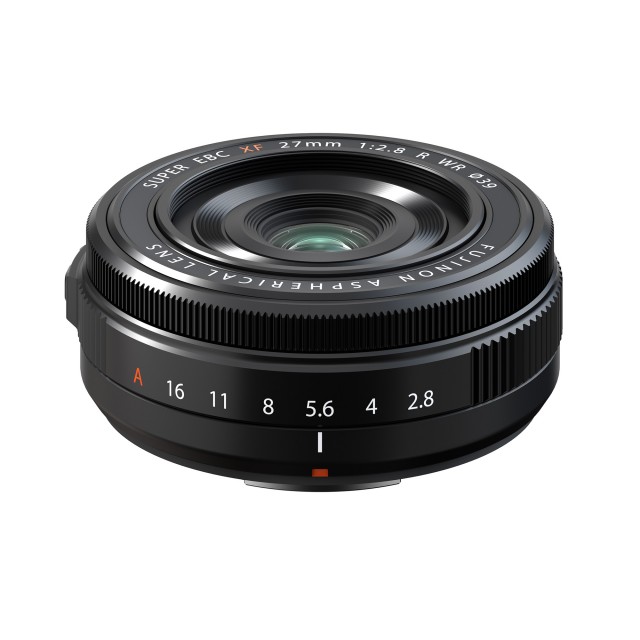 Fujifilm XF 27mm f2.8 R WR lens, black