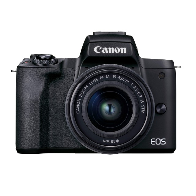 Canon EOS M50 Mark II Camera with 15-45mm lens, Black