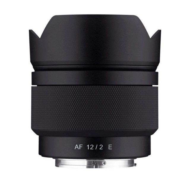 Samyang AF 12mm f2.0 Wide Angle lens for Sony E, black