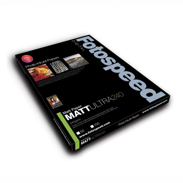 Fotospeed Matt Ultra 240 Paper Sheets - 240gsm - A2 x 50 sheets