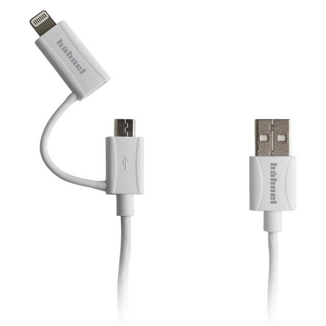 Hahnel USB 2in1 Sync / Charge Cable , Micro USB, Lightning