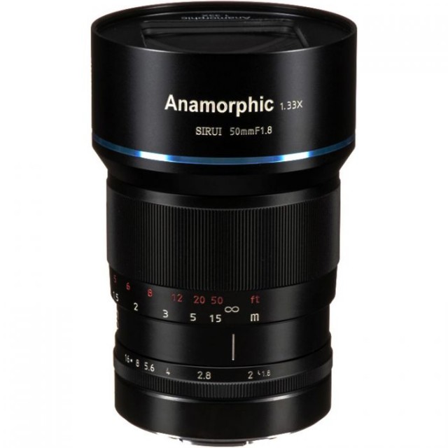Sirui 50mm f1.8 Anamorphic lens 1.33x for Sony E