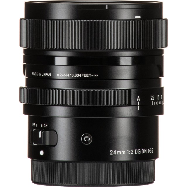 Sigma 24mm f2 DG DN Contemporary lens for Sony FE