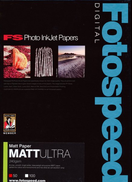 Fotospeed Matt Ultra Paper, 240gsm, A3 - 50 sheets