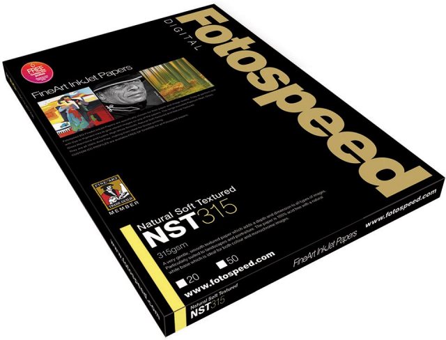 Fotospeed Natural Soft Textured 315gsm, 315gsm, A3 x 20