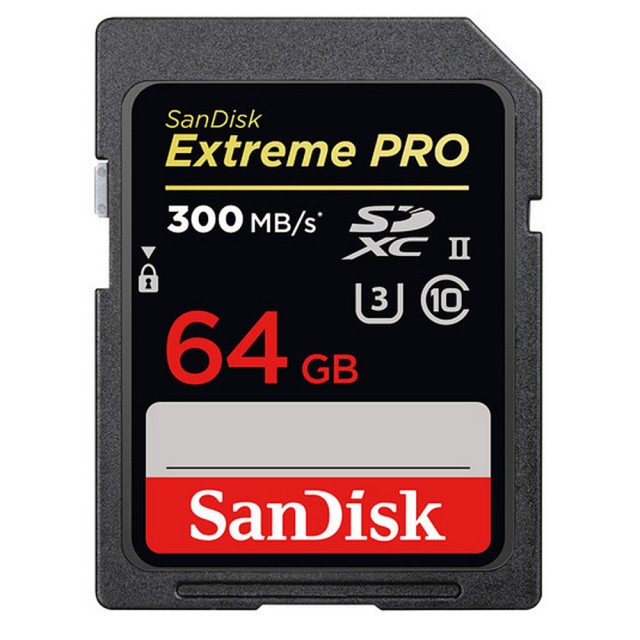 Sandisk SanDisk SDXC card Extreme Pro UHS-II, 64gb, 300mb/s