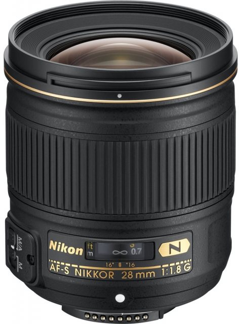 Nikon AF-S 28mm f1.8G lens