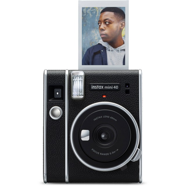 Fujifilm Instax Mini 40 Black with 10 Shots - Castle Cameras