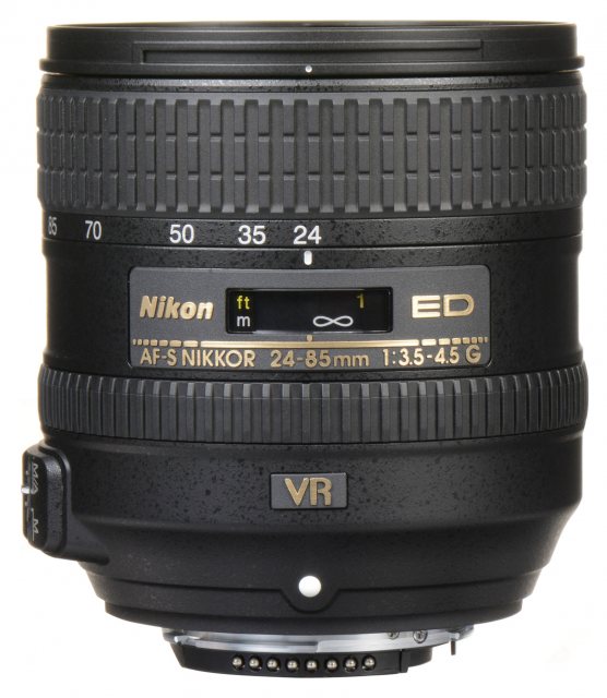 Nikon AF-S 24-85mm f3.5-4.5G ED VR lens for Nikon DSLR