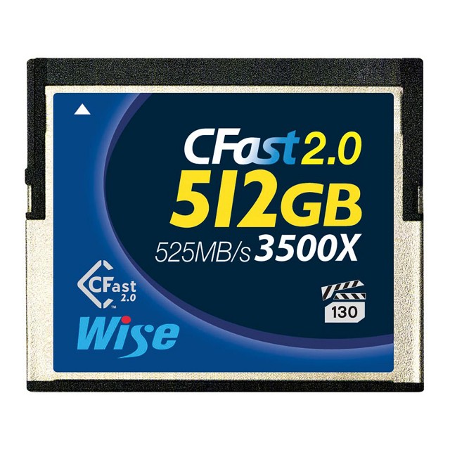 Wise Wise 512GB CFast 2.0, R525/W450MB/s