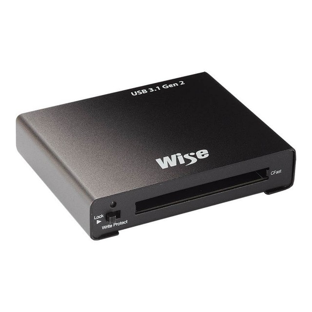 Wise Wise CFast Card Reader, 1000 MB/s, USB 3.1 Type C (Single slot)
