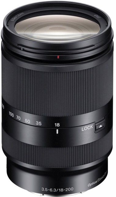 Sony E 18-200mm f3.5-6.3 OSS LE lens,black
