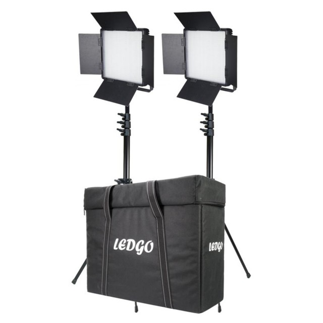 Ledgo Ledgo LG-600BCLK2 Two Light 600 Bi-Colour Location Lighting Kit