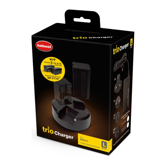 Hahnel Hahnel Trio Charger kit for Sony with 2x HL-XL781batteries