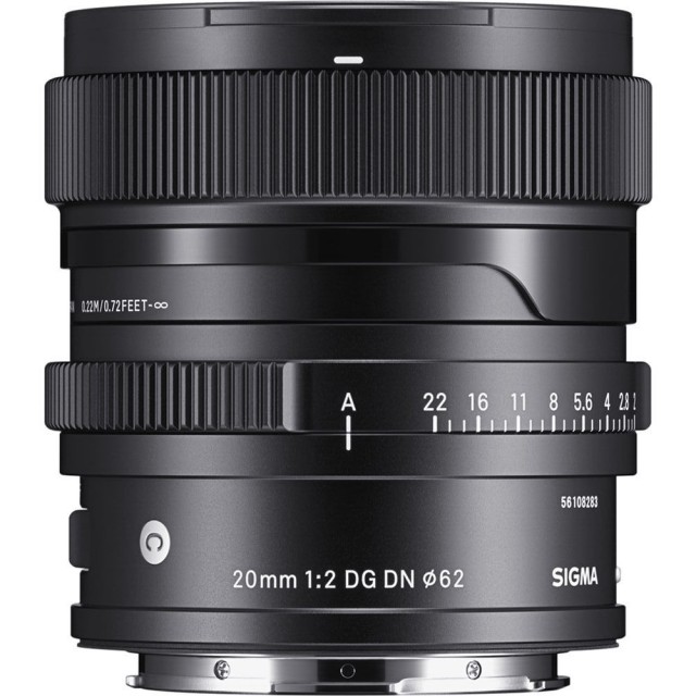 Sigma Sigma 20mm f2 DG DN Contemporary lens for Sony FE