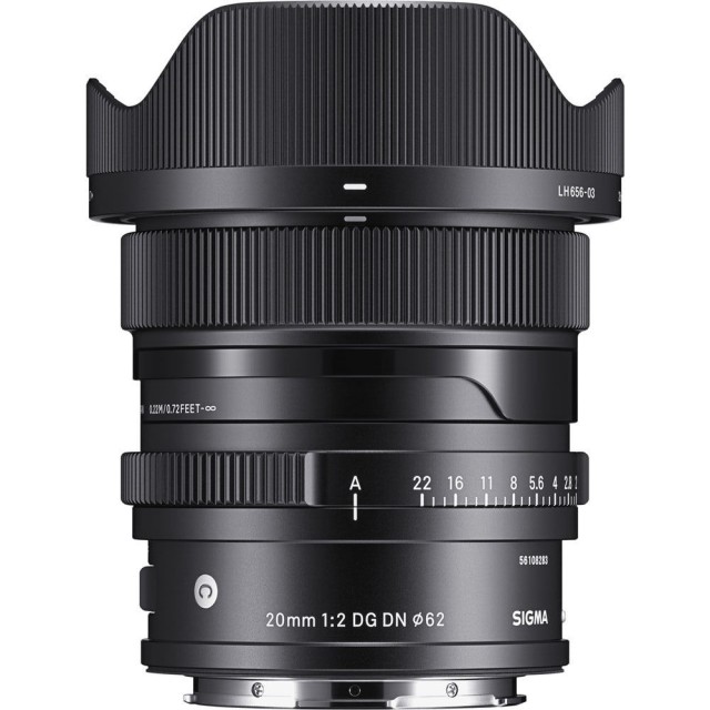 Sigma 20mm f2 DG DN Contemporary lens for Sony FE - Castle Cameras